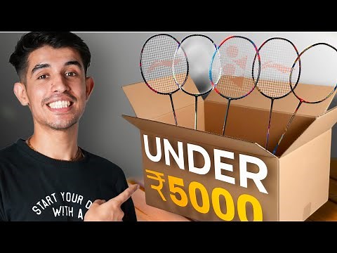 TOP 5 Rackets Under ₹5000 in 2025
