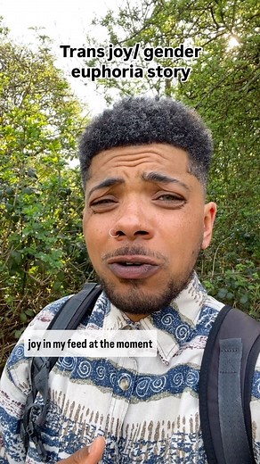 Bam on Instagram: "I love this story. It makes me smile whenever I think i about it. Have you got any trans joy stories? I’d love to read them ☺️ #transgender #transman #nonbinary #queer #lgbtqia #transwoman #transjoy #transisbeautiful"