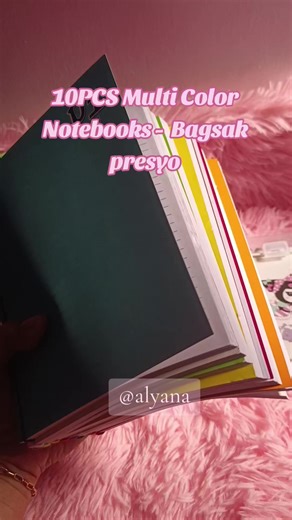 10 Pcs Multi-Color Notebooks - Great Deals
