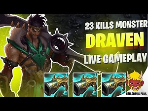 23 KILLS DRAVEN MONSTER! - Wild Rift HellsDevil Plus Gameplay