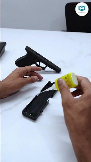 3D printed Glock 19 Toy Gun Assembly #3dprinting