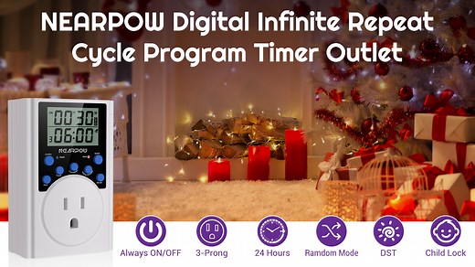 Watch How To Use NEARPOW T319 Timer Outlet on Amazon Live