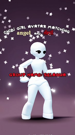 Matching Angel and Devil Outfits for Roblox Chibi Girl Avatar