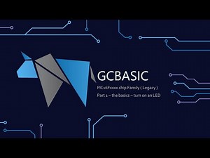 PT1: PIC16xxxx chip Family - Using the GCBASIC to do the basics.. flash some LEDs