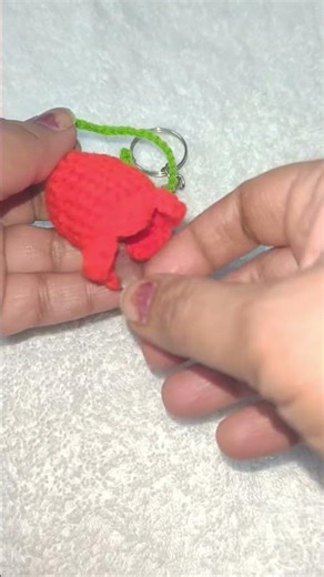 hidden secret. corchet secret keychain