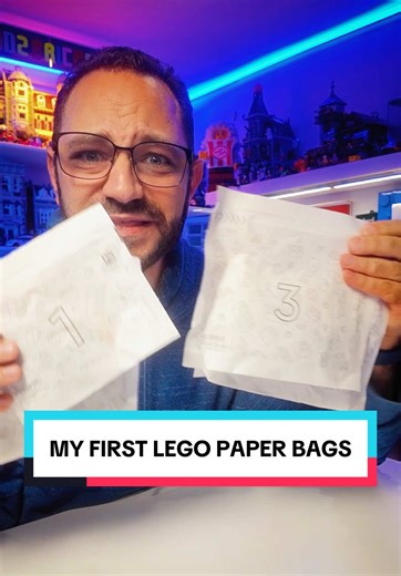 My first LEGO set with all paper bag! It’s finally happened. Do you have a preference paper or plastic? #lego #legobuild #legoset #legocollection #legotiktok