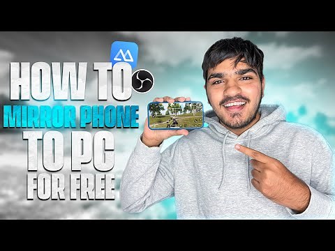 How To Stream BGMI from PC | Mirror Phone to PC for FREE in 2025