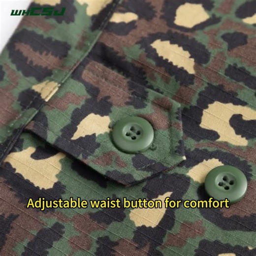 WHCSJ Leopard Camo BDU: A B2B Guide to a Bold & Unique Uniform #wholesale #whcsj #combatuniform
