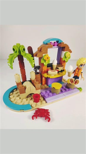LEGO 😁 the beach cafe model from construction set 🧁