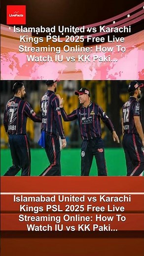 Islamabad United vs Karachi Kings PSL 2025 Free Live Streaming Online: How To Watch IU vs KK Paki...