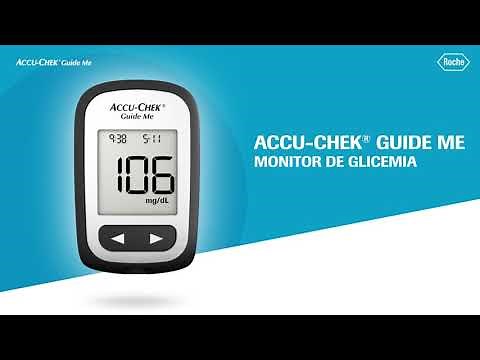 Configuração de hora e data - Accu-Chek Guide Me