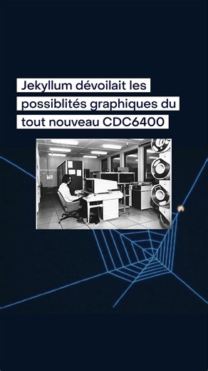 #ARCHIVES | ✨🎞️ On est loin des films de Pixar, mais la technologie devait bien commencer quelque part. 😉 🕰 En 1974, le Centre de calcul de l’UdeM innovait avec Jekyllum, un court métrage d’animation entièrement réalisé sur ordinateur – et pas n’importe lequel: un CDC1700, complémentaire au CDC6400, une machine révolutionnaire pour son époque. Zoom, rotation, transformation d’images… des techniques inédites qui annonçaient déjà l’avenir de l’animation numérique. 50 ans plus tard, ce film pion