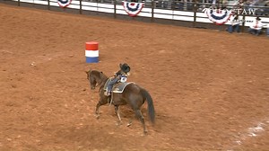 Let's start this week with a smile - watch 4-year-old cowgirl, Leddy Good, run barrels for the W.T. Waggoner Ranch team during the 2023 FWSSR Ranch Rodeo. | Fort Worth Stock Show & Rodeo