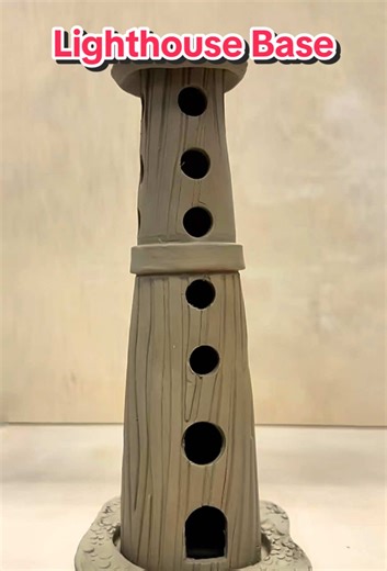 Creating the Bases for My Lighthouse Series in Ceramics