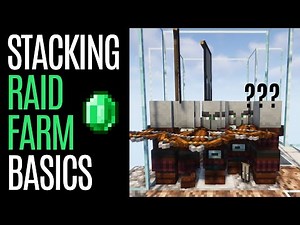 How Do Stacking Raid Farms Work ? | Raid Farm Basic Mechanics | Minecraft (Java 1.17.1)