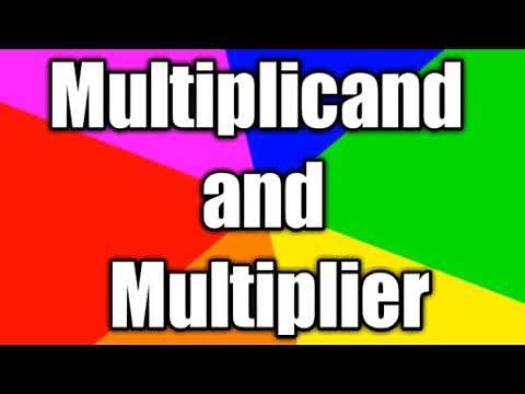 parts of multiplication