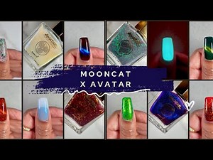 Mooncat x Avatar: The Last Airbender | Collaboration Collection Swatches