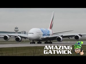 Planespotting Live from London #Gatwick Airport