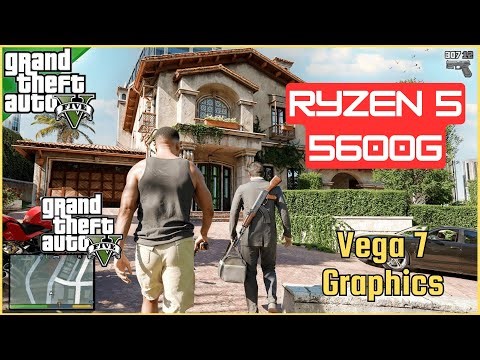Ryzen 5 5600G | GTA 5 Test without Graphics Card | 8GB RAM