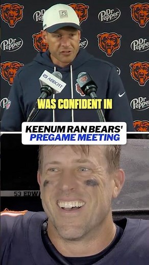 Case Keenum went full coach-mode the night before his big win