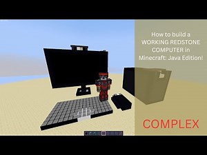 How to build a WORKING REDSTONE COMPUTER in Minecraft: Java Edition! | StikyPiston