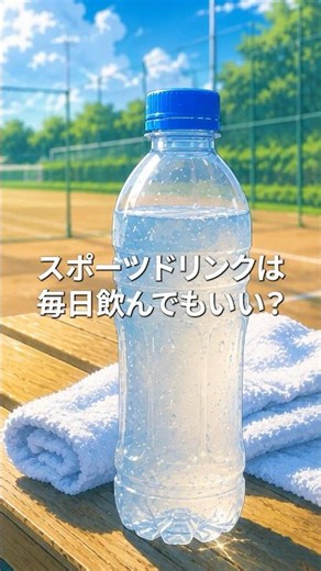 スポーツドリンクは毎日飲んでもいい？【ゆるっとごゆるり健康チャンネル】 #栄養 #健康