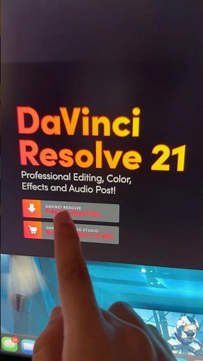 How to download DaVinci Resolve 21 Beta