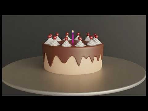 How to make a cake in Blender 2.93 | Blender 3d Tutorial