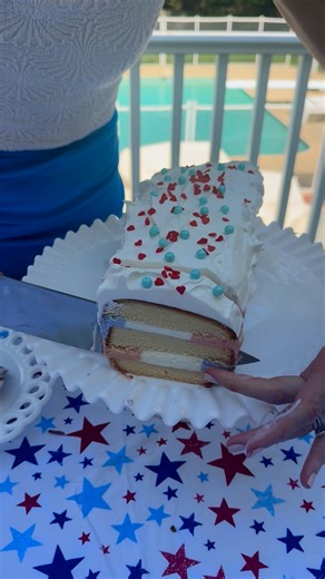 10 MINUTE ICE CREAM CAKE RECIPE!! #easyrecipe | At Home With Shannon