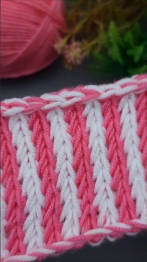 Pretty tunisian crochet pattern explained