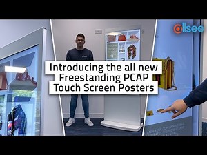 Introducing the All New Freestanding PCAP Touch Screen Posters