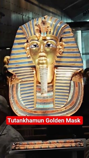 Tutankhamun Golden Mask in Grand Egyptian Museum