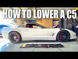 How To Lower A C5 Corvette