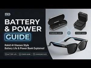 Rokid AI Glasses Style Battery Guide | Capsule Battery Explained#RokidAIGlassesStyle#BatteryLife