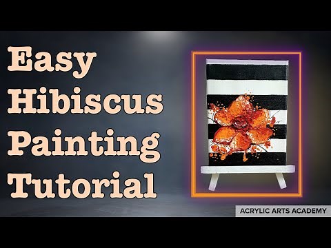 Hibiscus Painting Tutorial for Beginners