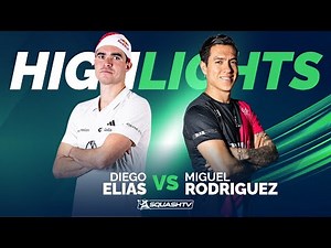 🇵🇪 Elias v Rodriguez 🇨🇴 | 2024-2025 PSA World Championships | RD2 HIGHLIGHTS