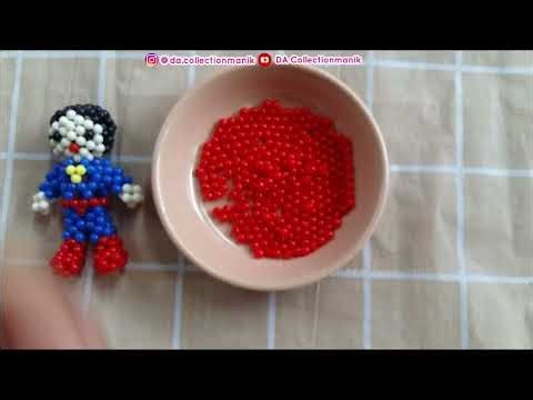 How to Make a Superman Beaded Keychain Part 3 /DIY/ Tutorial Membuat Gantungan Kunci Manik Superman