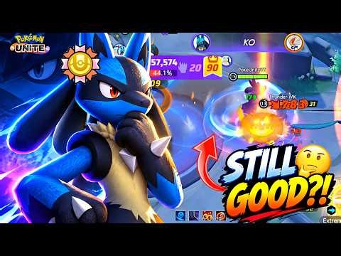 Is My Gold Badge Lucario Still GODLY?!🔥... Insane S-TIER Lucario Build in Rank! | Pokemon Unite