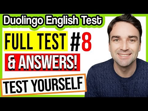 Duolingo English Test Practice #8 - FULL TEST & ANSWERS