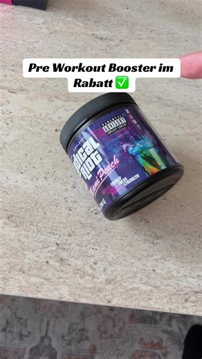 Der Workout Booster für wenig Geld der ordentlich knallt #preworkout #tropicalriot #booster #tiktokshopdeutschland #supplement