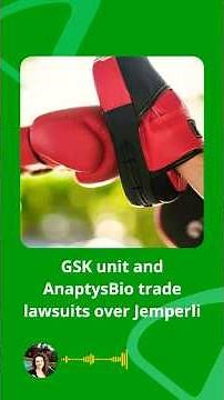 GSK unit and AnaptysBio trade lawsuits over Jemperli #news #pharmanews
