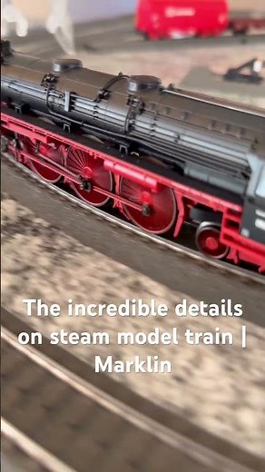 How Marklin gets every detail perfect on their steam trains #marklin #modeltrains #engineering