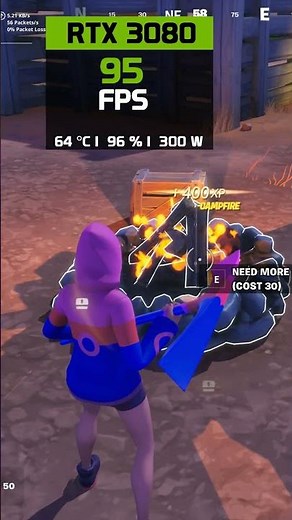 RTX 3080 Fortnite 1440p Max Settings