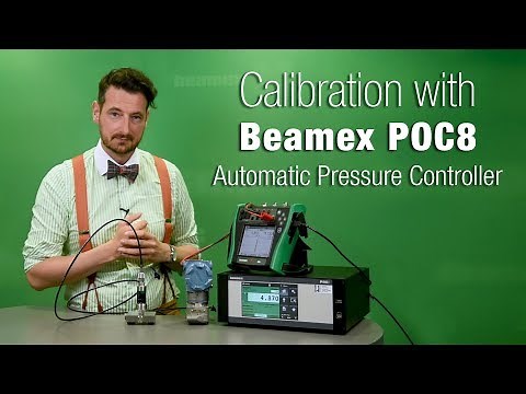 Pressure calibration with Beamex POC8 Automatic Pressure controller - Beamex