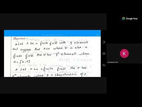 Semmozhi IAS Academy - Maths - Ring Theory - Class 4