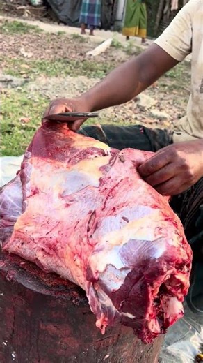 Delicious meat processing skills.