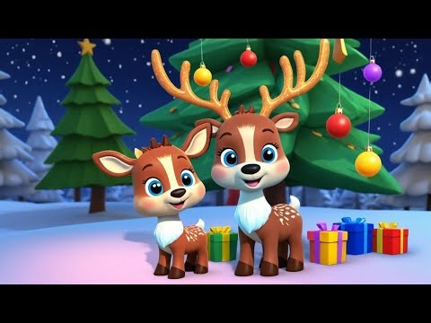 The Baby Reindeer’s Sparkling Tree Night 🦌✨🎄 | 3D Animated Nursery Rhyme for Kids