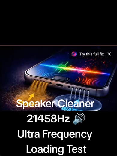 Speaker Cleaner 21458Hz 🔊 Ultra Frequency Loading Test #speakercleaner #21458hz #soundtest #bass #clean @yabro @Twy22 @Speaker Cleaner Phone @Speaker Cleaner Phone @Speaker Cleaner Phone