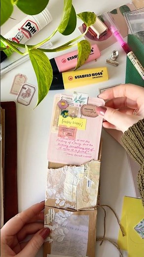 Interactive junk journal page idea ✨