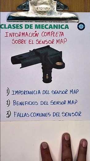 The MAP sensor explained in 1 minute ⏱️🔥🔴 #MAFSensor #MAFSensor #Engine #EngineFailures #CheckEngine
